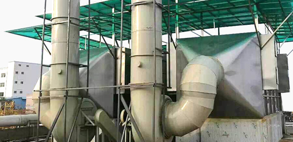 不鏽卧式濕式靜電除霧/除塵器